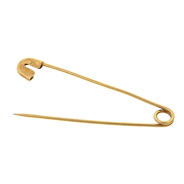 Antique Gold Safety Pin