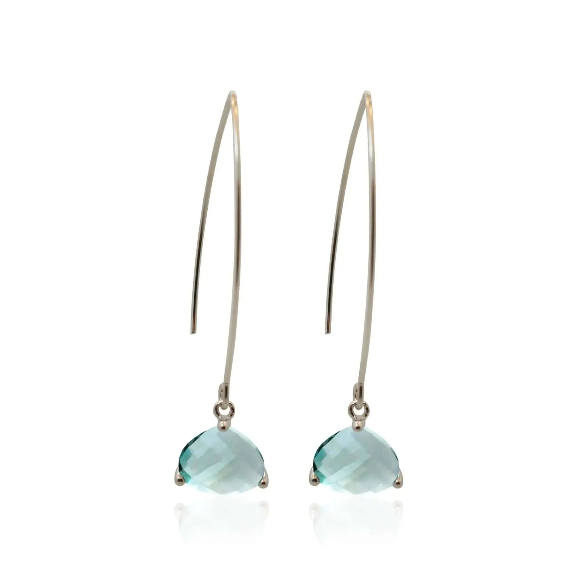 Aqua Cleo Earrings