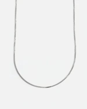 Box Chain in Sterling Silver