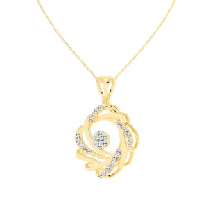 CLASSIC CIRCLE DIAMOND PENDANT ( WITHOUT CHAIN)