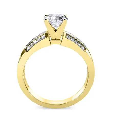 Crocus - Round Diamond Engagement Ring