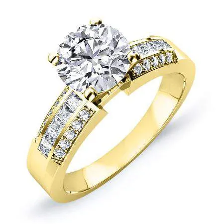 Crocus - Round Diamond Engagement Ring