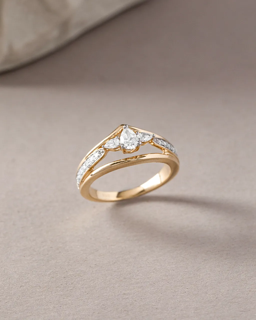 Crown Diamond Ring