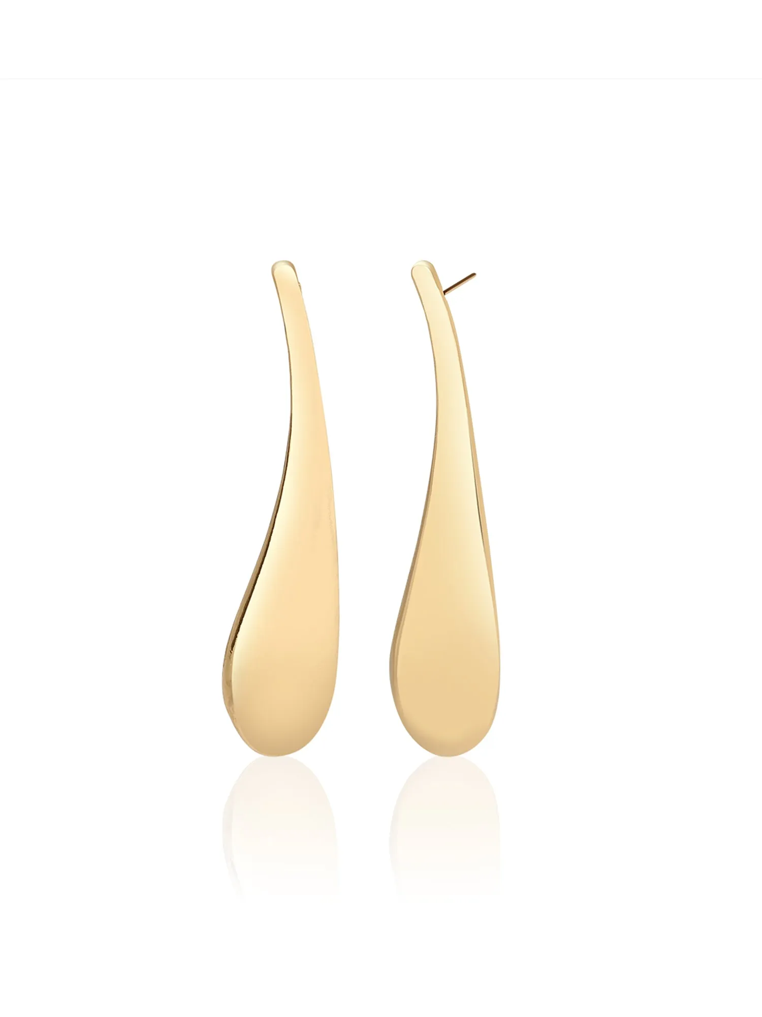 Elegantly Elongated Teardrop Earrings