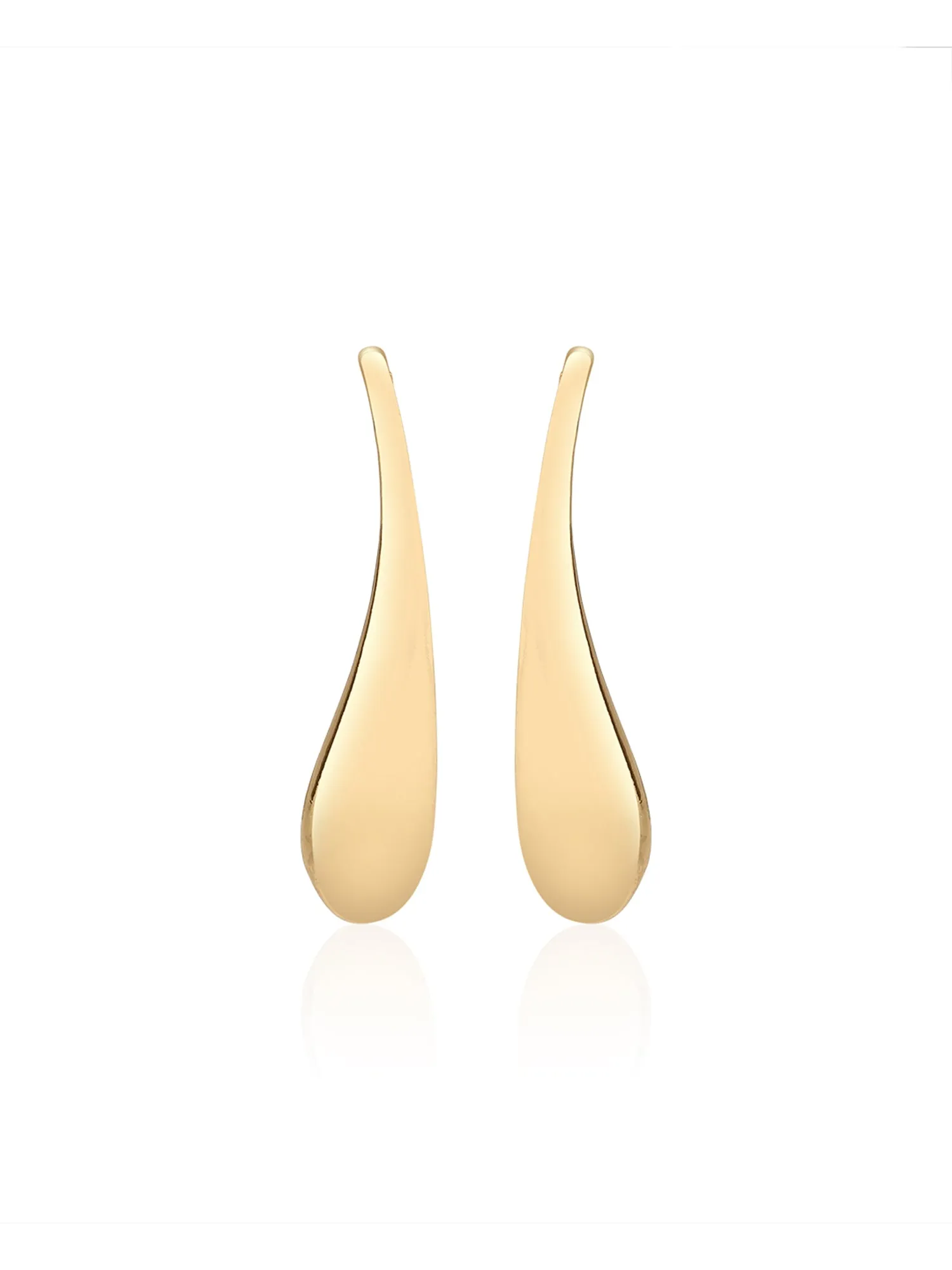 Elegantly Elongated Teardrop Earrings