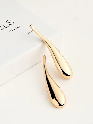 Elegantly Elongated Teardrop Earrings