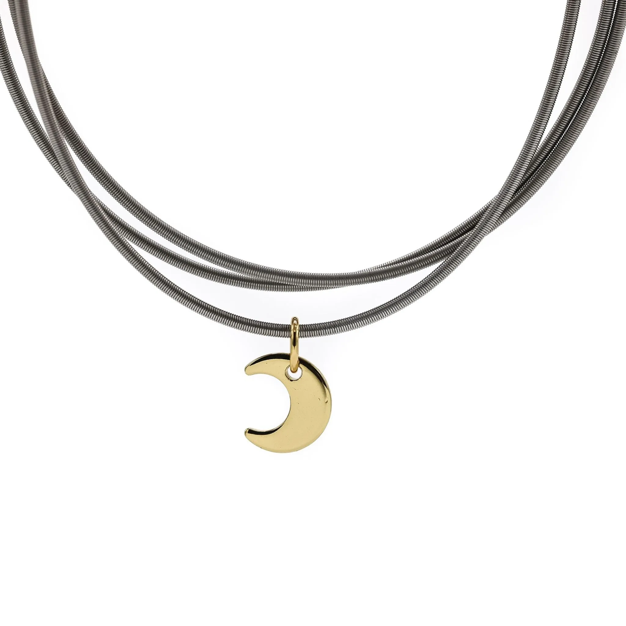 Exclusive Gold Crescent Moon Charm