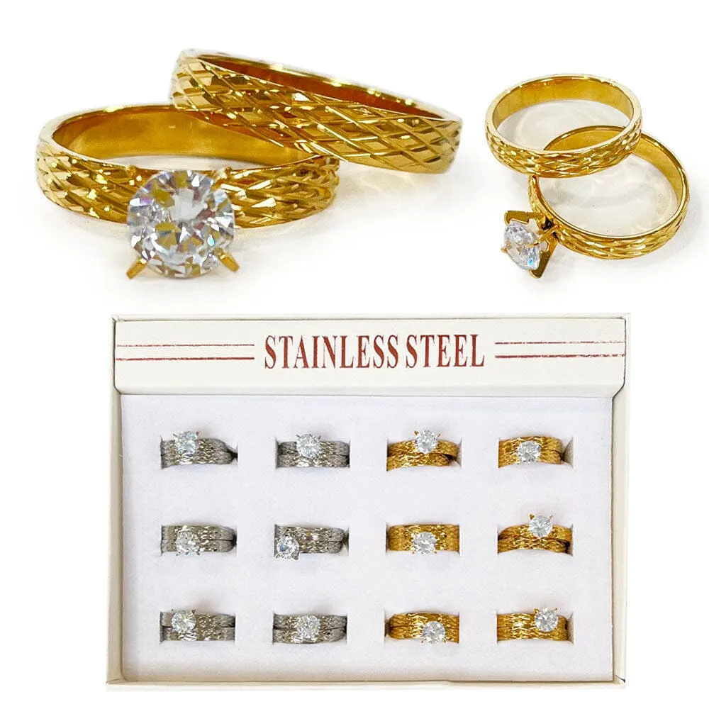 Fashion Stainless Steel Ring 853 (12 units)