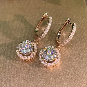 Gorgeous Cubic Zirconia Earrings for Special Occasions- Weddings- Mis Quince Events 