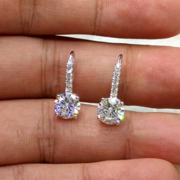 Gorgeous Cubic Zirconia Earrings for Special Occasions- Weddings- Mis Quince Events 