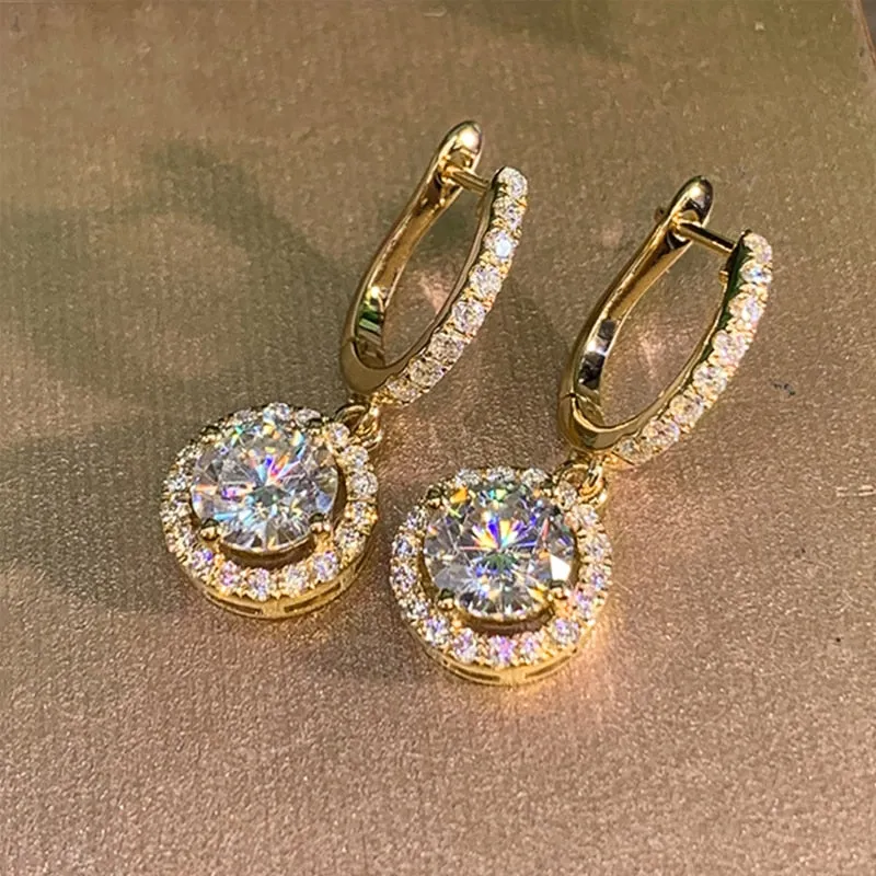 Gorgeous Cubic Zirconia Earrings for Special Occasions- Weddings- Mis Quince Events 