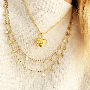 Heart Necklace | Gold Plated