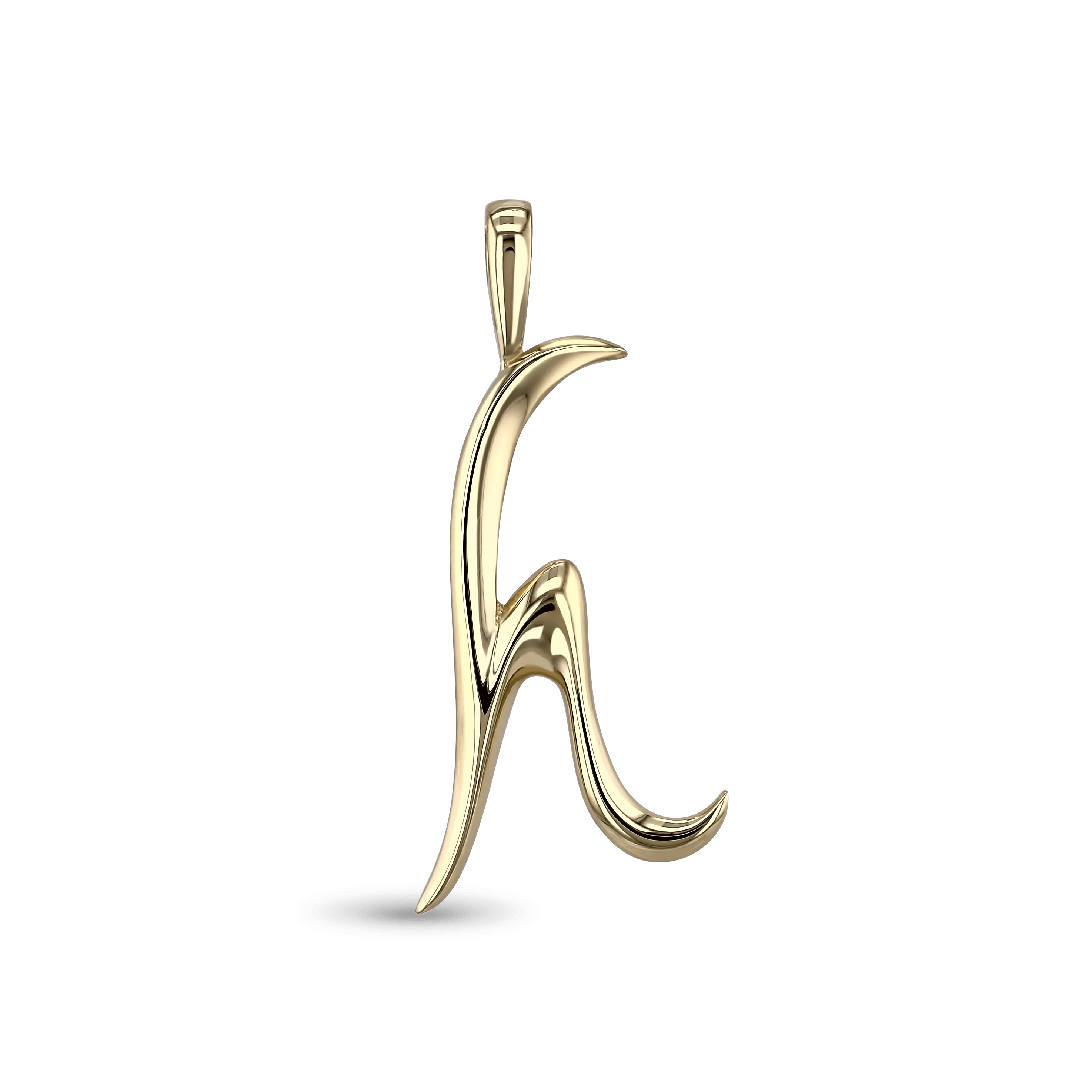 Initial H Love Letter Pendant