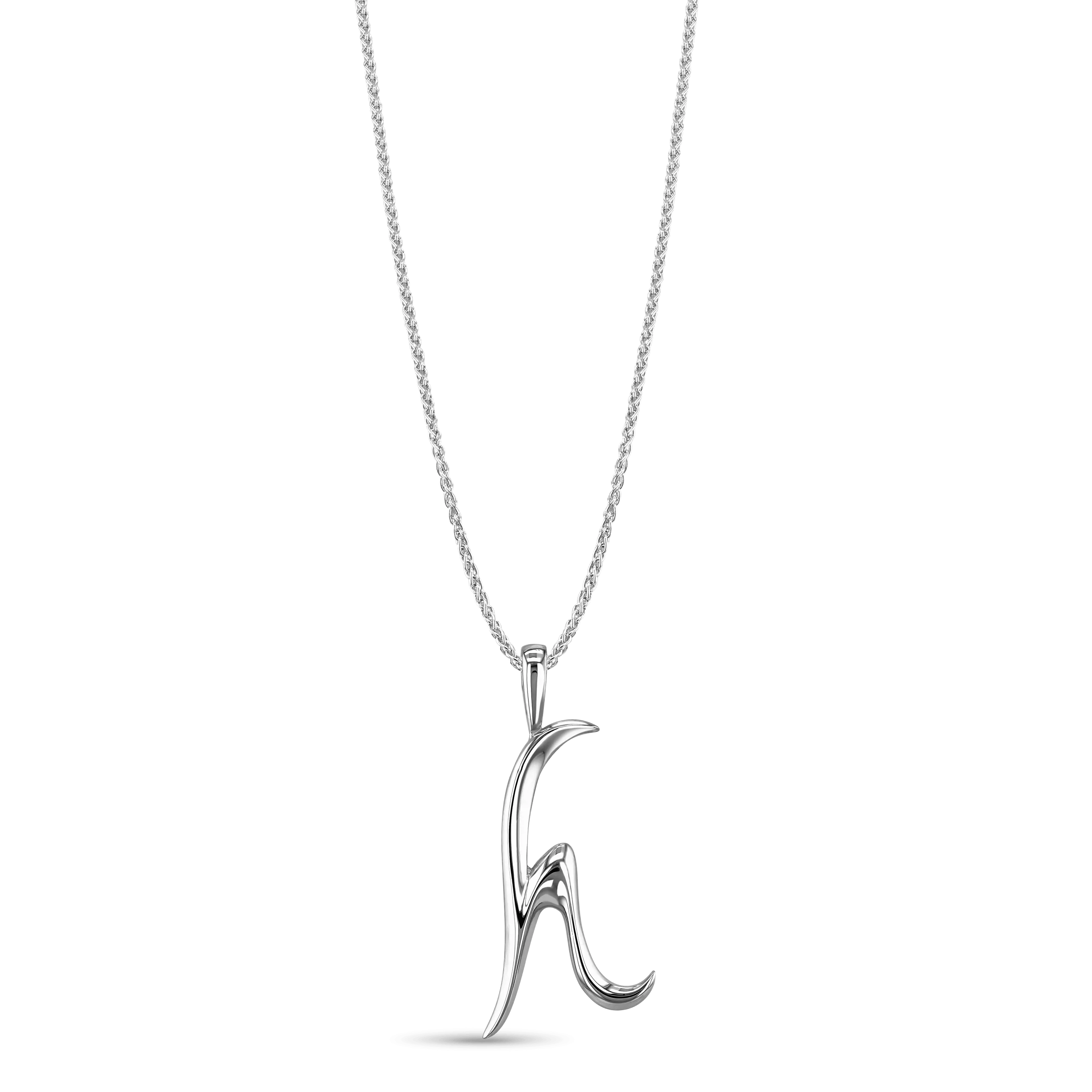 Initial H Love Letter Pendant