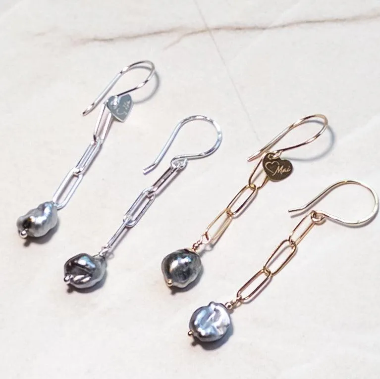 Keshi Drop Earrings