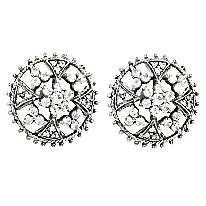 Luxurious Cubic Zirconia Gemstone Silver Earrings - Fashion CZ Earrings, Perfect CZ Earrings