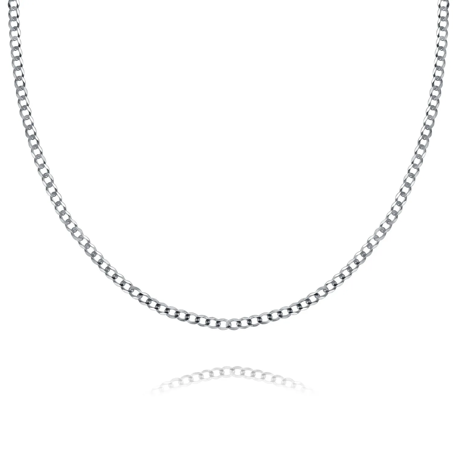 Men's Sterling Silver Franco or Miami Cuban Chain Necklace 3-9MM