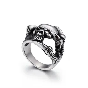 Men's Vintage Punk Skull and Devil Rings - Direct Factory Sales