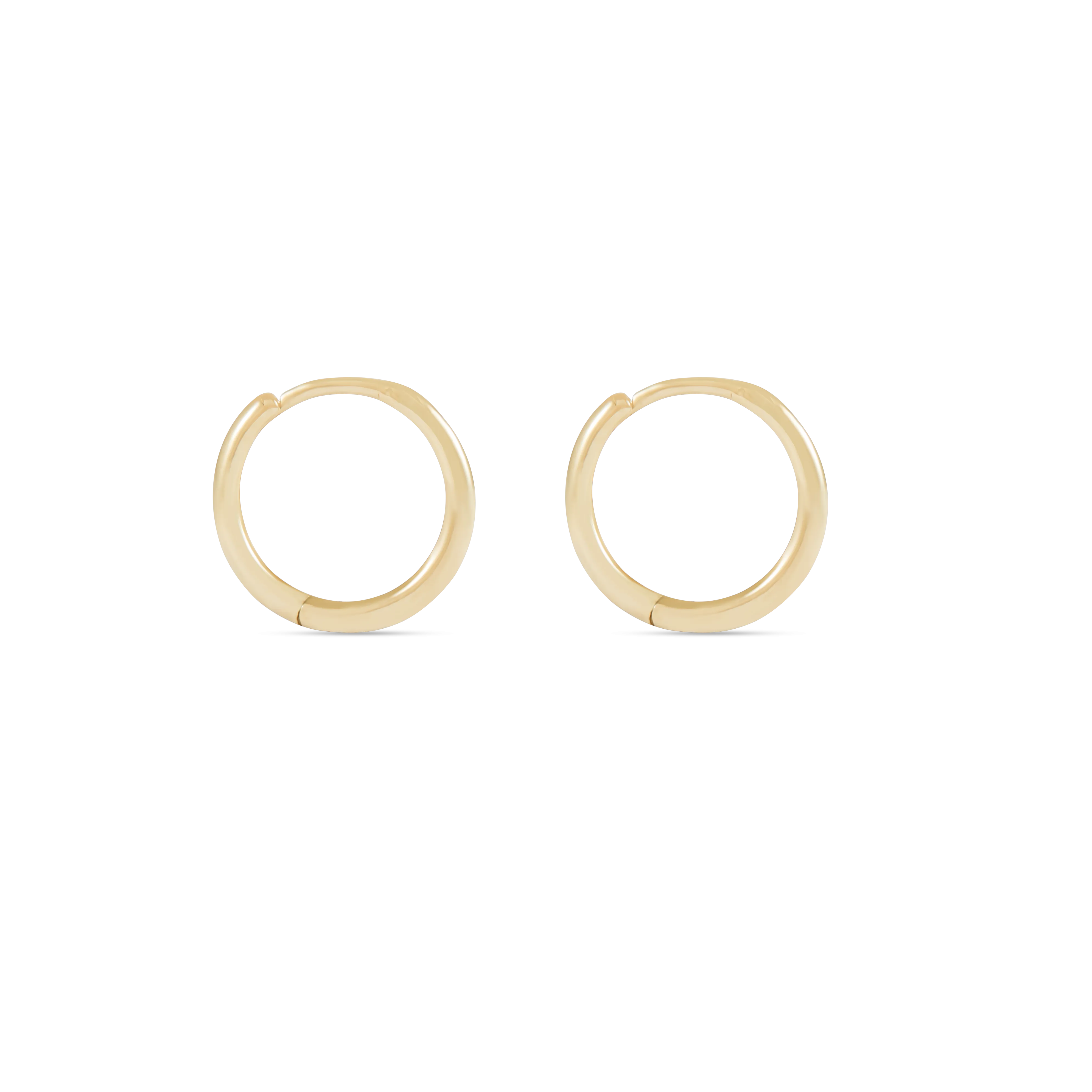 Nikita Hoop Earrings - Solid Gold