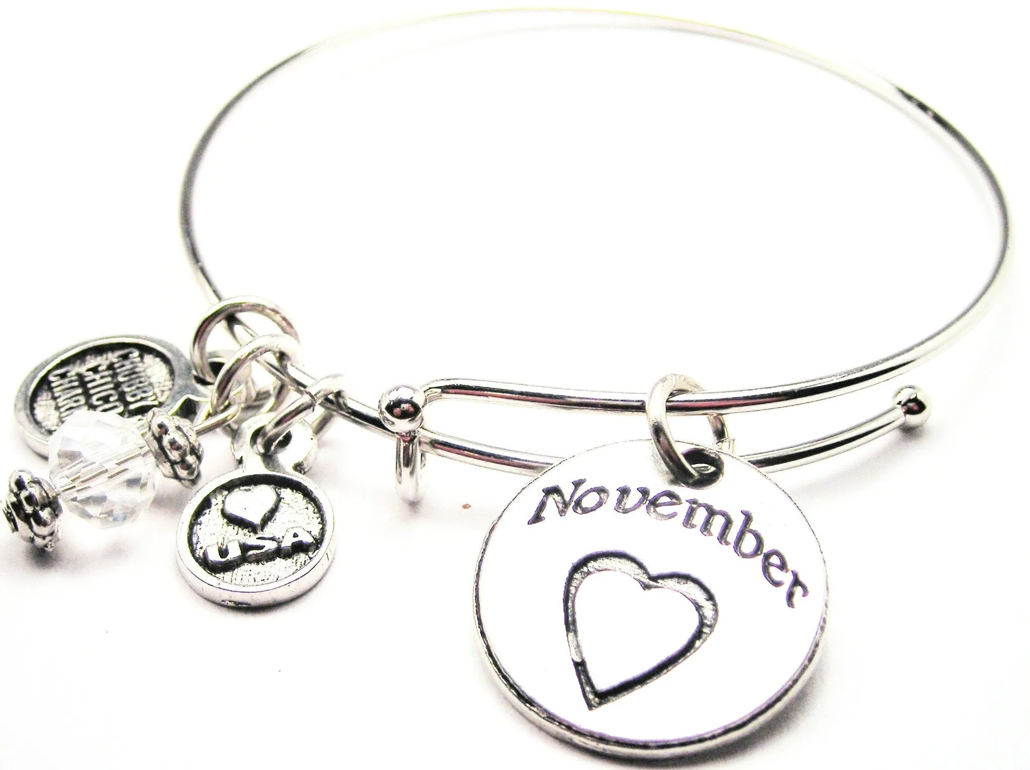 November Bangle Bracelet