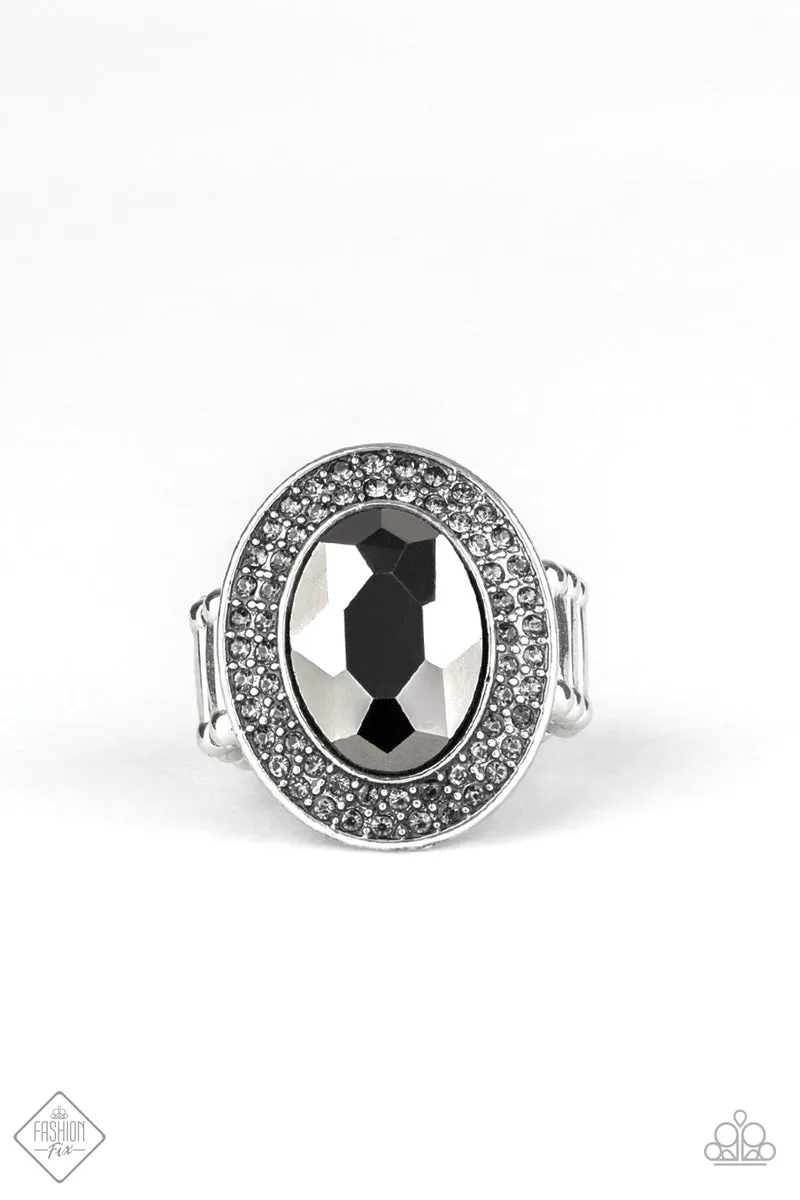 Open Door Jewelry - Castle Lockdown Ring - Paparazzi Accessories