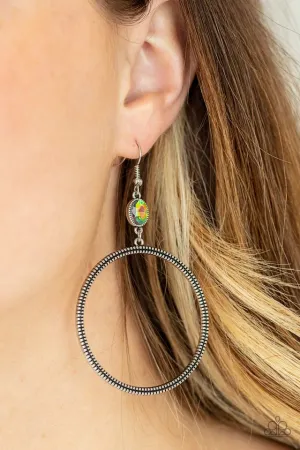 Paparazzi Earring ~ Work That Circuit - Multi