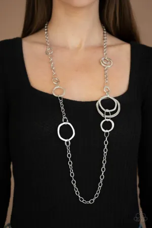 Paparazzi Necklace ~ Amped Up Metallics - Silver