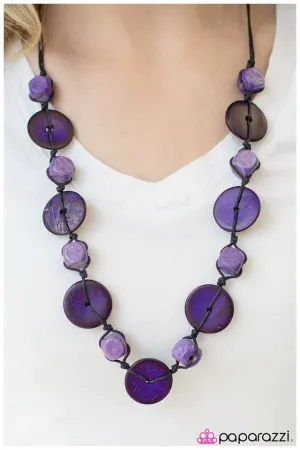 Paparazzi Necklace ~ Boardwalk Beauty - Purple