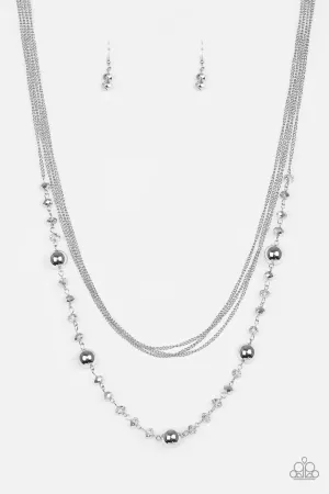 Paparazzi Necklace ~ High Standards - Silver