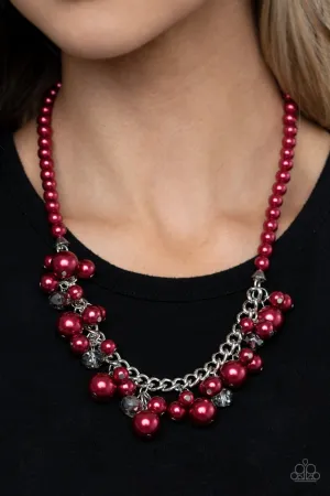 Paparazzi Necklace ~ Prim and POLISHED - Red