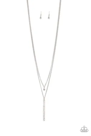 Paparazzi Necklace ~ Stratospheric - White