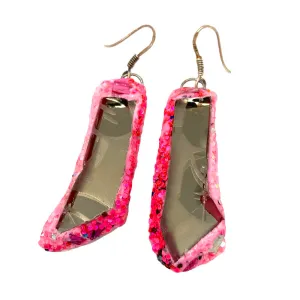 PINK MIRROR PENDANTS