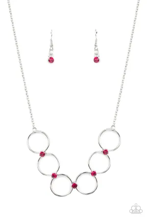 Regal Society - Pink Necklace - Paparazzi Accessories