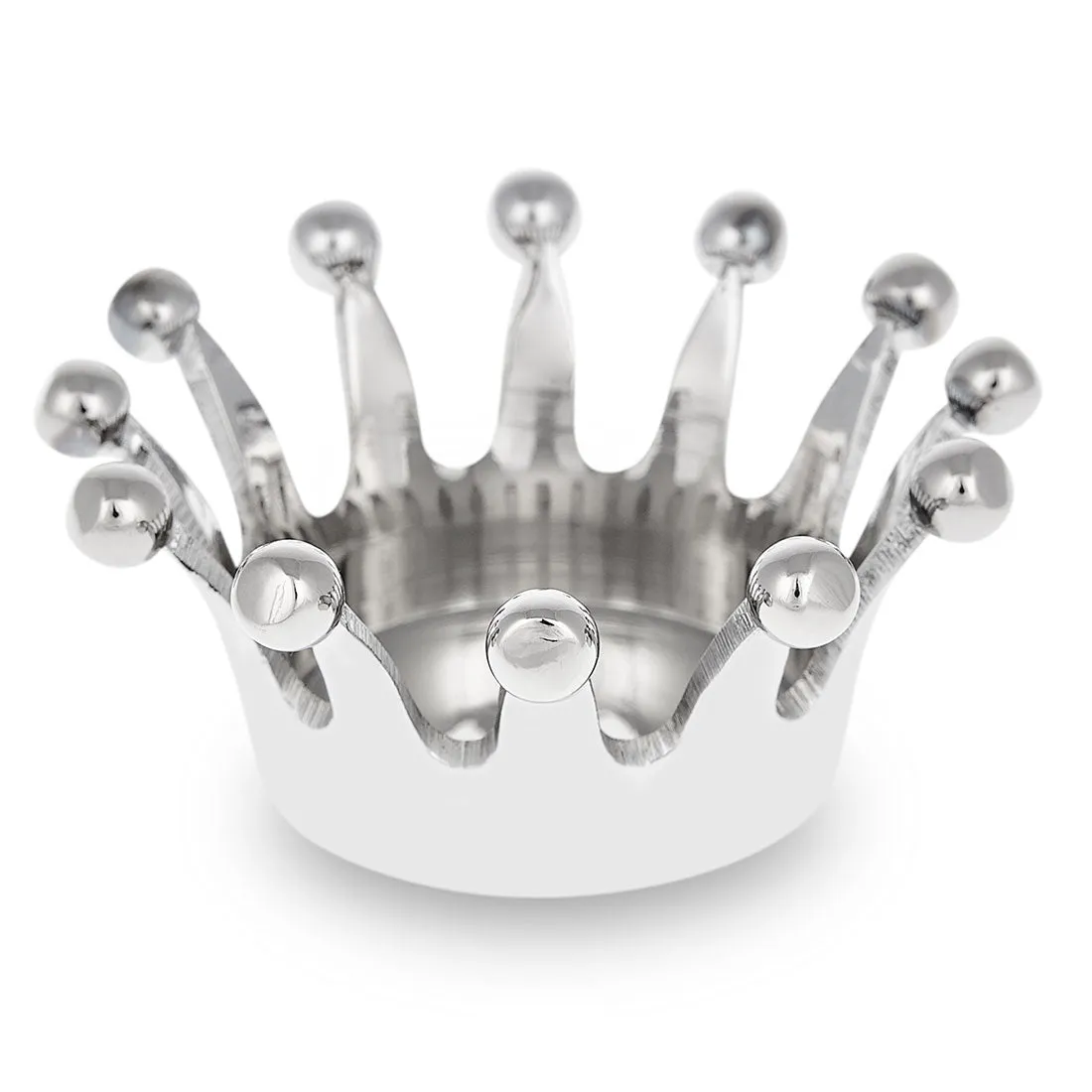 Royal Oak - Polished Metal Crown Ring Holder