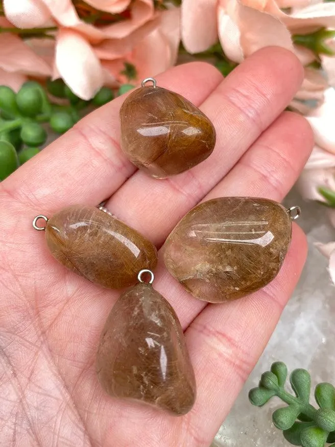 Rutilated Quartz Pendant