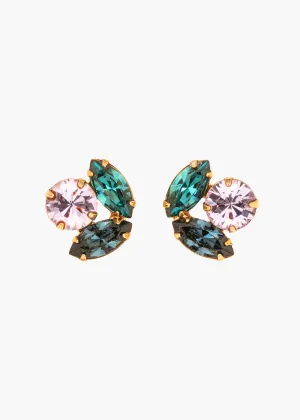 Sadie Earrings -- Peacock