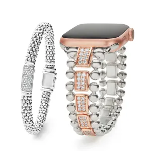 Smart Caviar 18K Rose Gold and Diamond Smart Caviar Gift Set