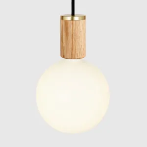 Sphere IV Pendant Light in Oak