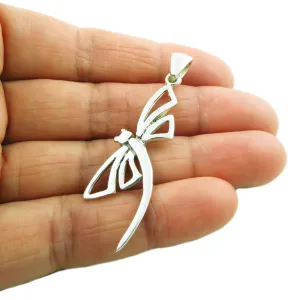 Sterling Silver Dragonfly Pendant