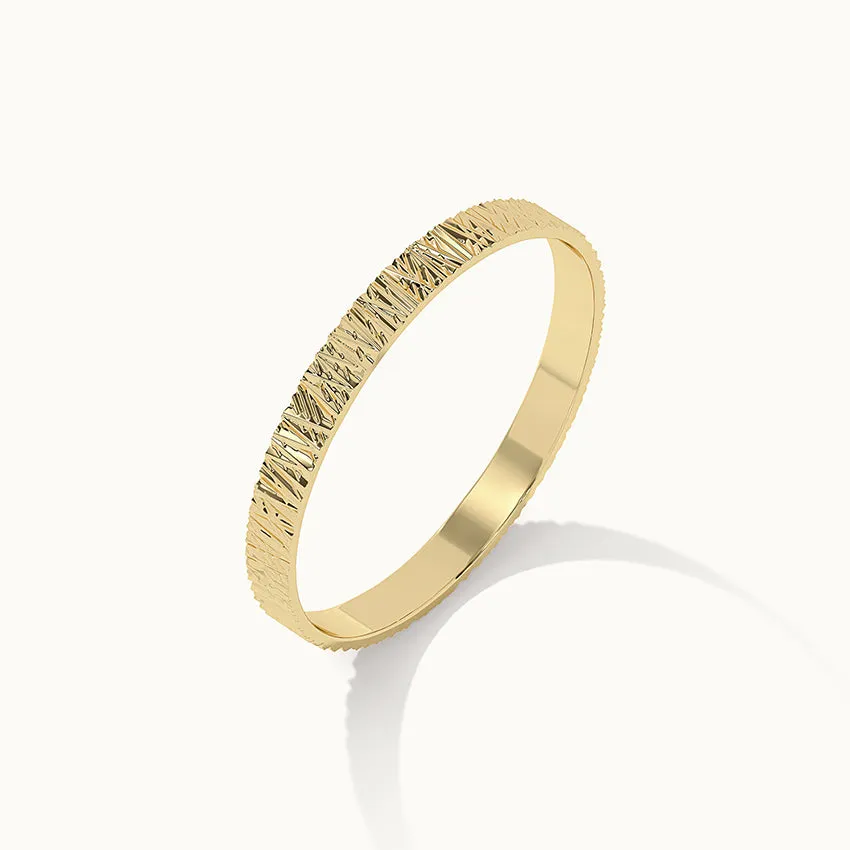 Textured Stackable Band