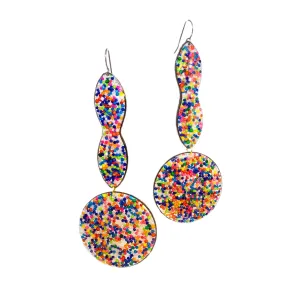 Venus Rainbow Sprinkle Earrings